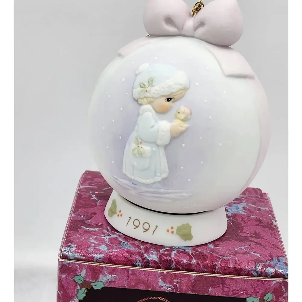 Precious Moments Ornament 526940 May Your Christmas Be Merry Vintage W/Box Tags